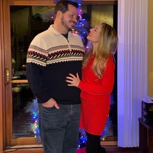 Free People Sadie Sweater Mini Dress Set ❤️Vibrant Red Knit Ensemble